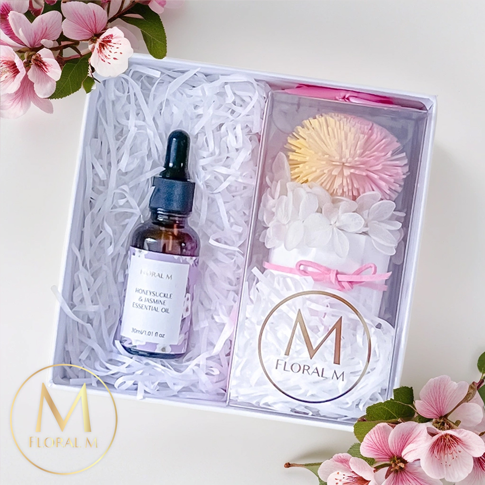 FLORAL M 花藝 Colorfulf彩虹泡泡七彩香氛擴香花禮盒 香氛擴香花 永生花擴香 空間香氛油 擴香精油 居家香氛 香氛禮盒 療癒禮物 母親節禮物 生日禮物 花禮推薦 居家擺設 擴香花擺設 精油擴香 禮盒推薦