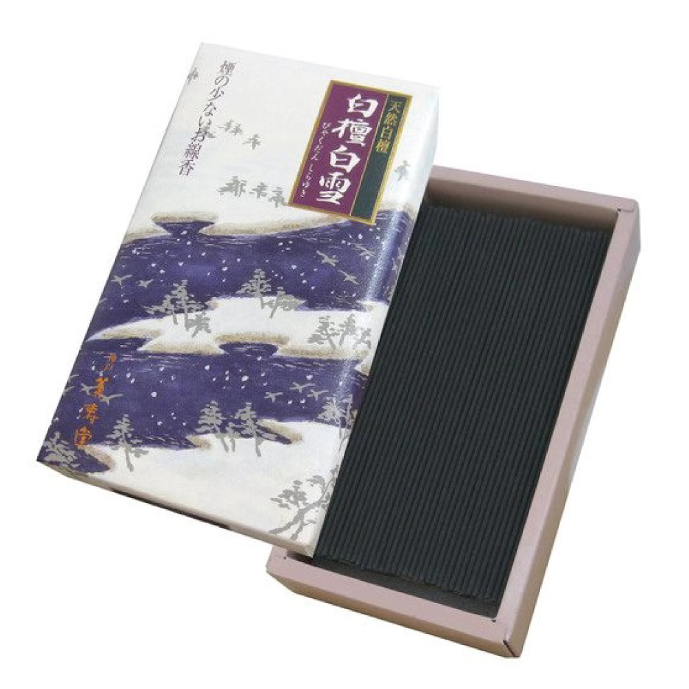 日本神戶薰壽堂 白檀白雪 線香100g