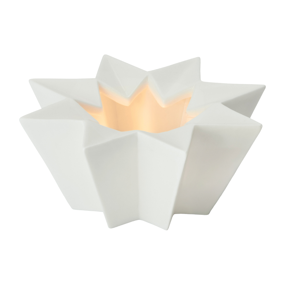 PHILIPPI 德國 Glory星型瓷製燭台(15cm) / 蠟燭臺 燭座