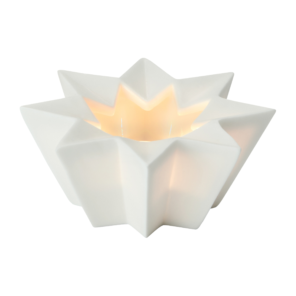 PHILIPPI 德國 Glory星型瓷製燭台(12cm) / 蠟燭臺 燭座
