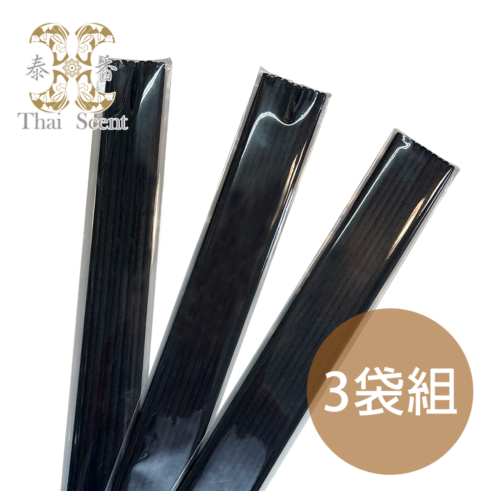 ThaiScent 3MM 黑色擴香纖維棒10入*3袋組(擴香枝)