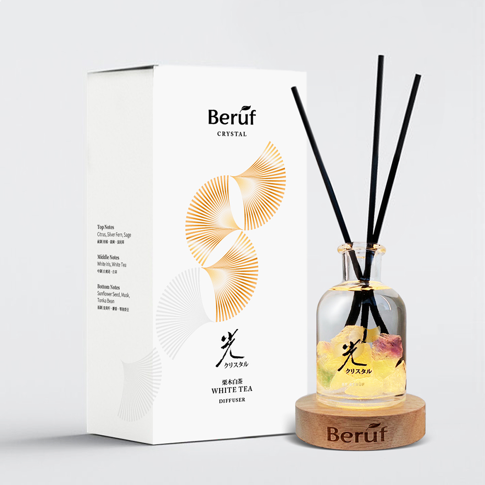 Beruf 百芙 水晶香氛光瓶∣全彩能量水晶