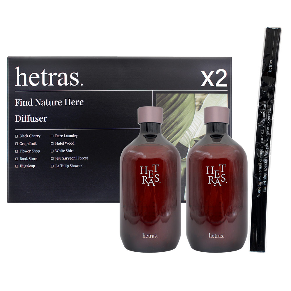 HETRAS 首席調香師擴香500mlx2入(質感禮盒包裝)