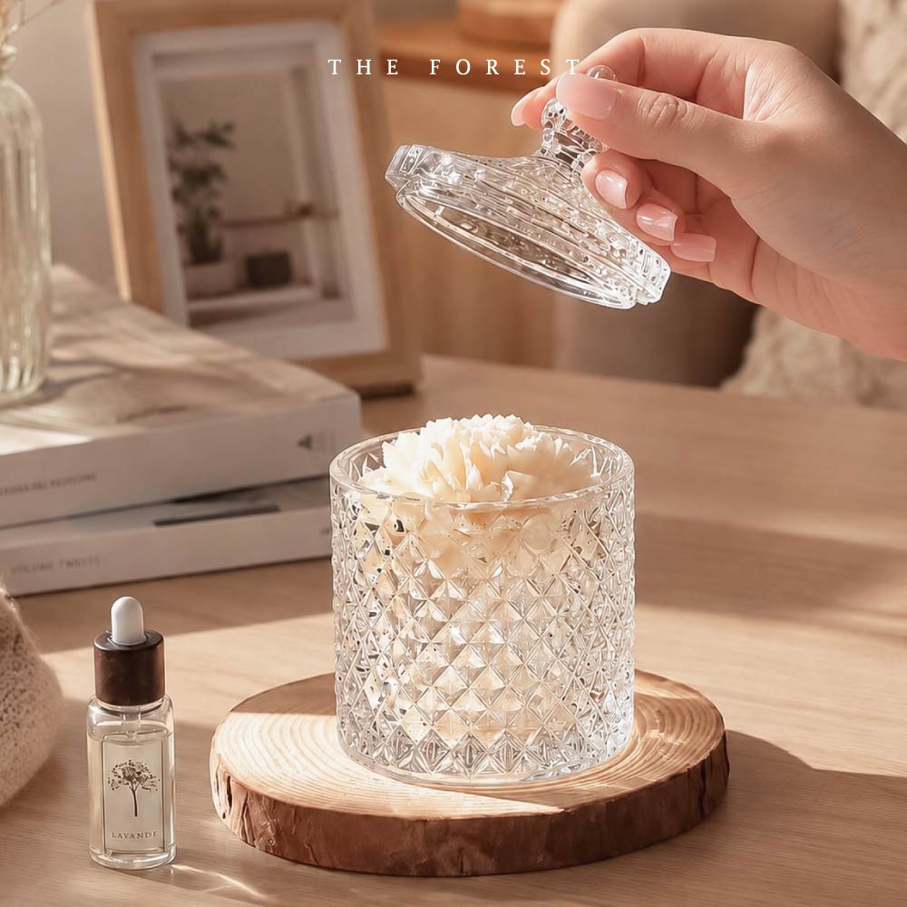 THE FOREST 癒森林 北歐森林香氛擴香水晶禮盒 含30ml品牌香氛油 擴香花 水晶杯禮盒 水晶擴香禮盒 香氛擴香花 永生花擴香 精油擴香 水晶禮盒 居家香氛 療癒禮物 母親節禮物 生日禮物 香氛禮盒 擺設裝飾 禮盒推薦