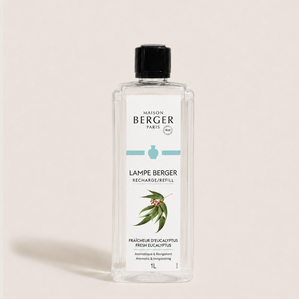 Maison Berger 法國柏格精油 【薰香精油補充液】尤加利1000ml 法國原裝進口