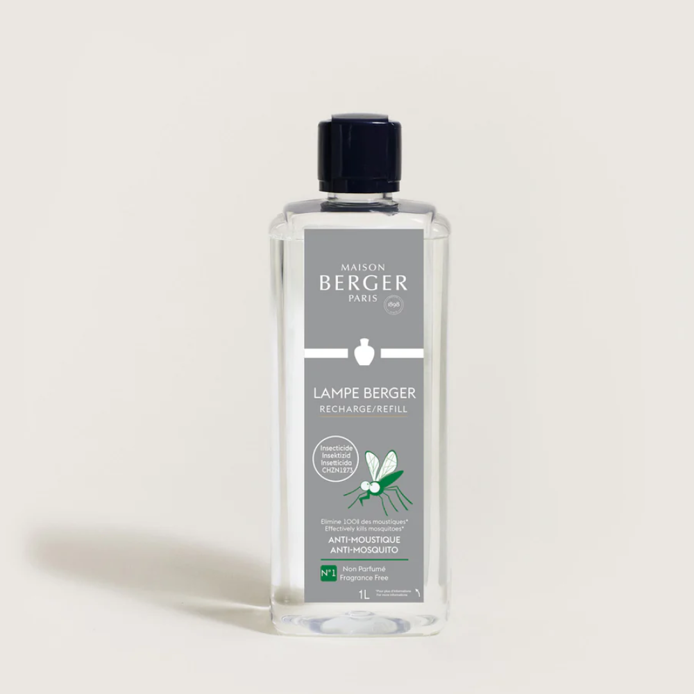 Maison Berger 法國柏格精油 【薰香精油補充液】小白菊 (蚊子不喜歡配方) 1000ml 法國原裝進口