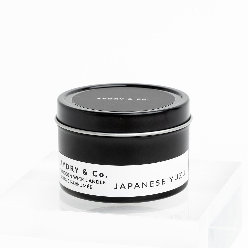 AYDRY & co. 美國 日本柚子 JAPANESE YUZU 手工木芯香氛蠟燭 3oz / 85g