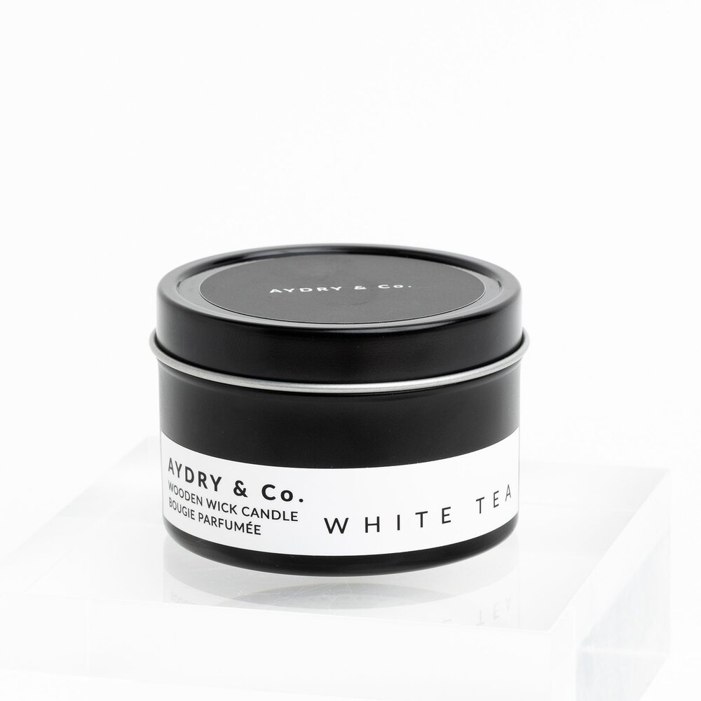 美國  白茶 WHITE TEA 手工木芯香氛蠟燭 3oz / 85g