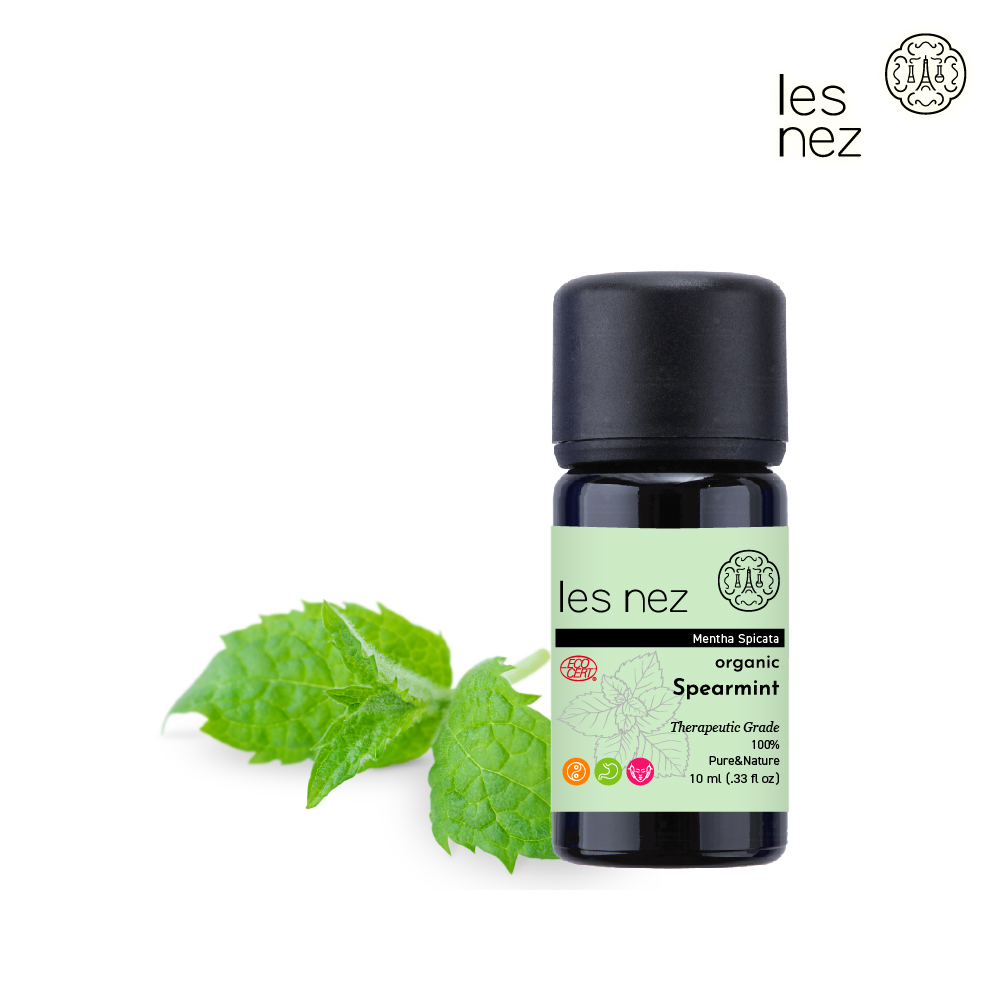 Les nez 香鼻子 天然單方有機認證 綠薄荷純精油 10ML