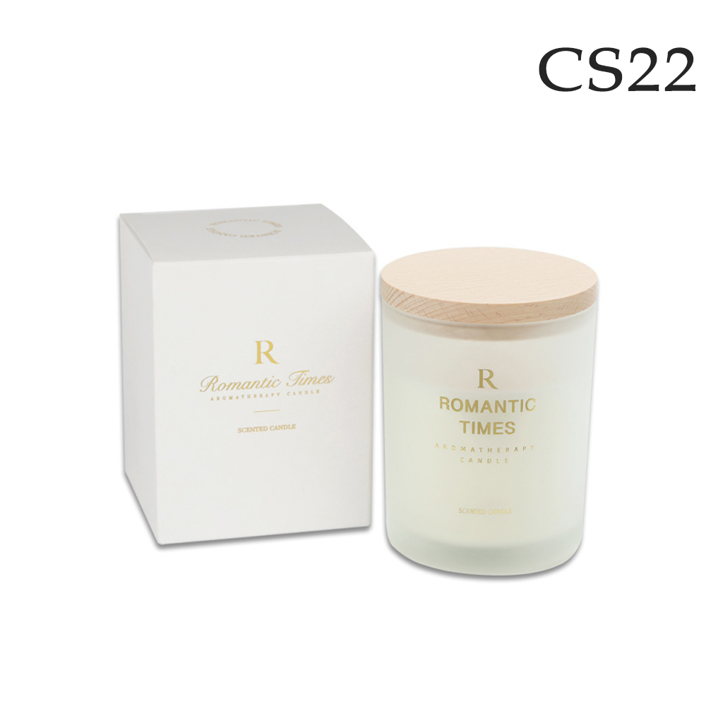 簡約木蓋精油椰蠟香氛蠟燭 350g(3種香味任選)