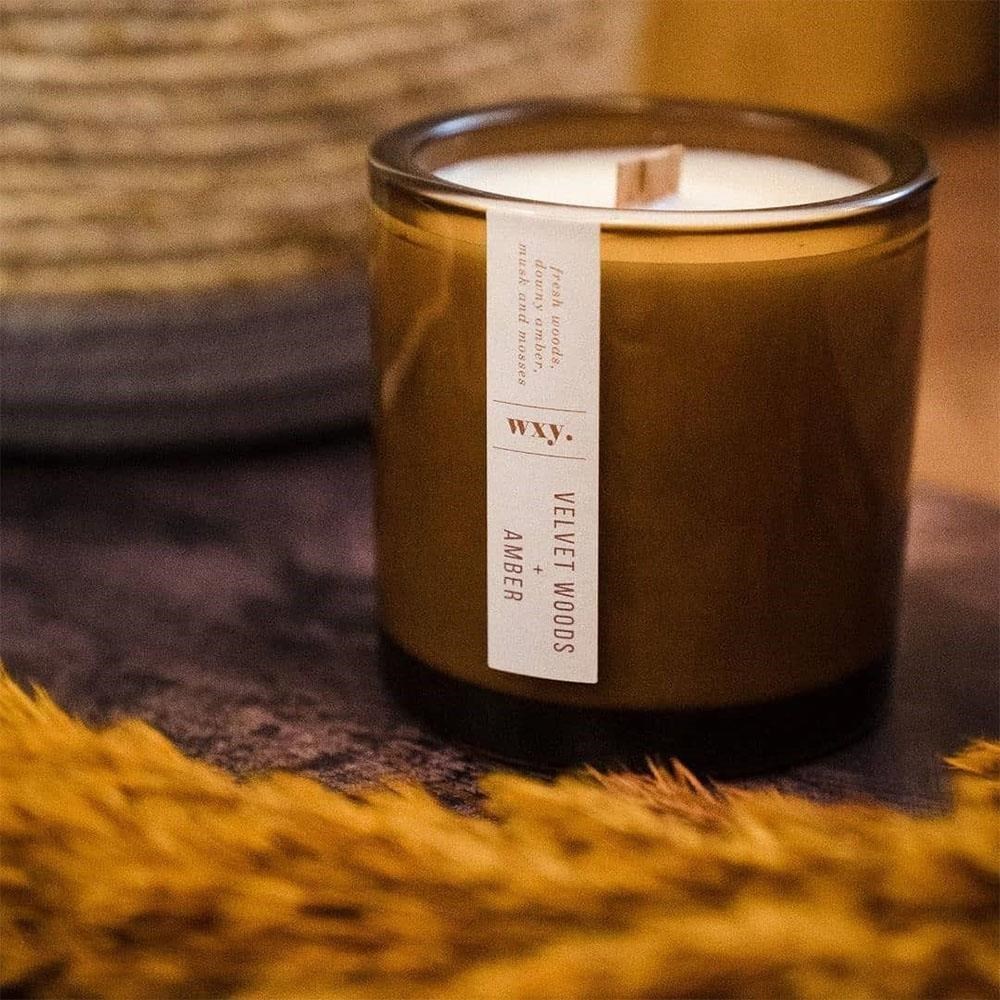 Amber 禮盒蠟燭- 絲絨木 & 琥珀 /350g