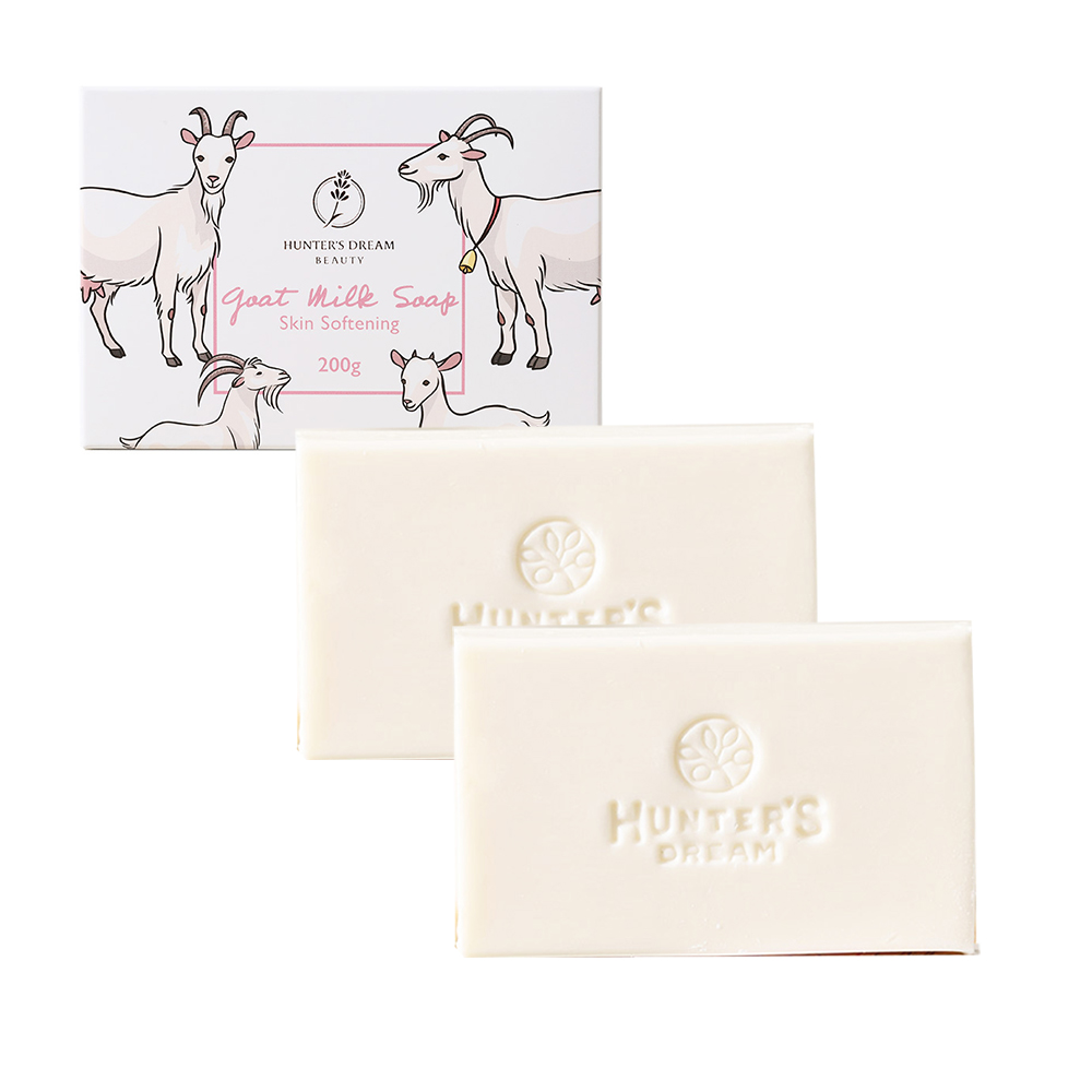 Hunter‘s Dream 獵人谷之夢 澳洲Hunter‘s Dream 獵人谷之夢 頂級山羊奶滋潤皂(2 入組 200g/盒) 即期品-2027年5月到期