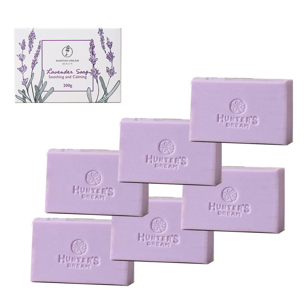 Hunter‘s Dream 獵人谷之夢 澳洲Hunter‘s Dream 獵人谷之夢 皇家薰衣草精油皂(6入組 200g/盒) 即期品-2027年5月到期