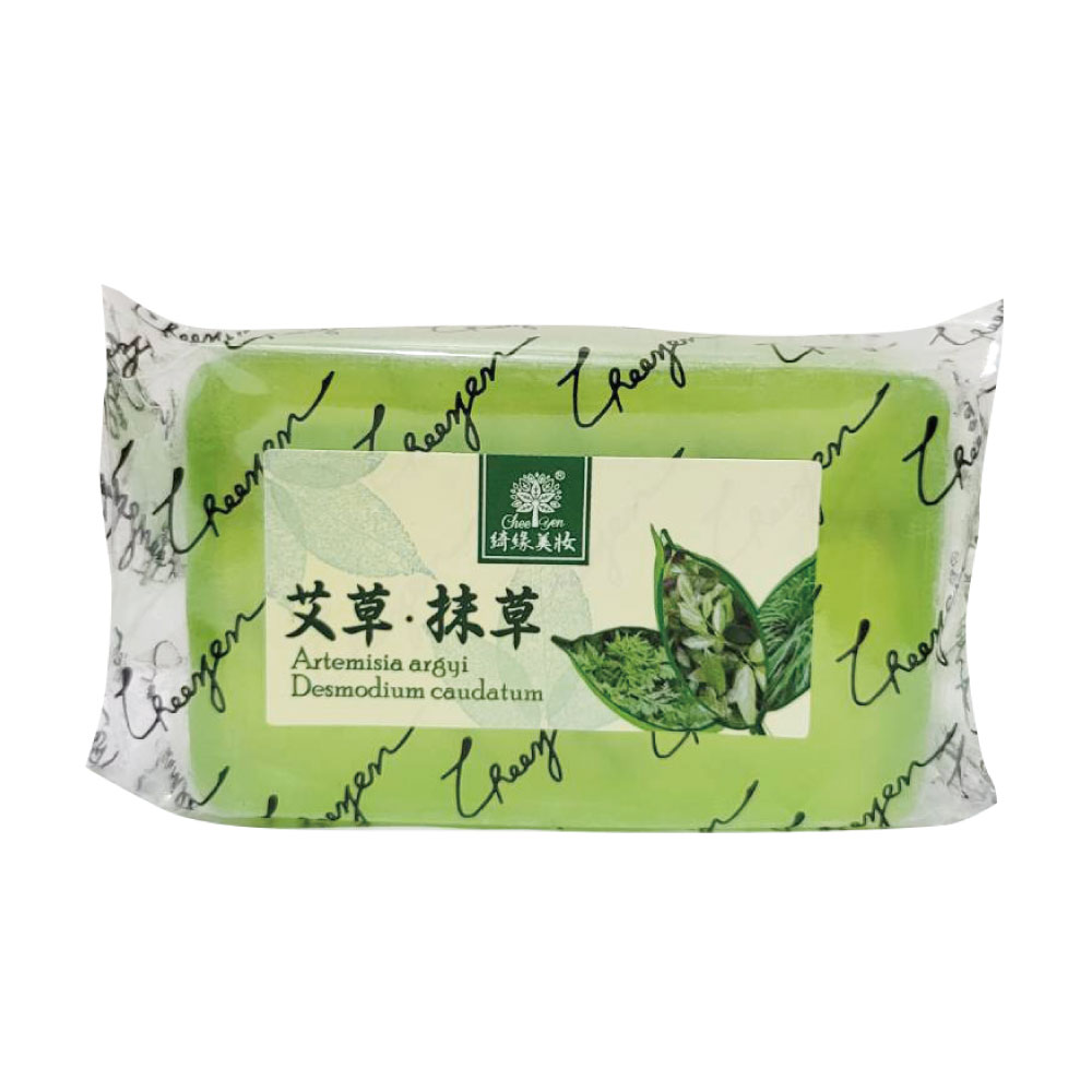 GreenLand 綺緣 艾草.抹草透明皂180g*13個