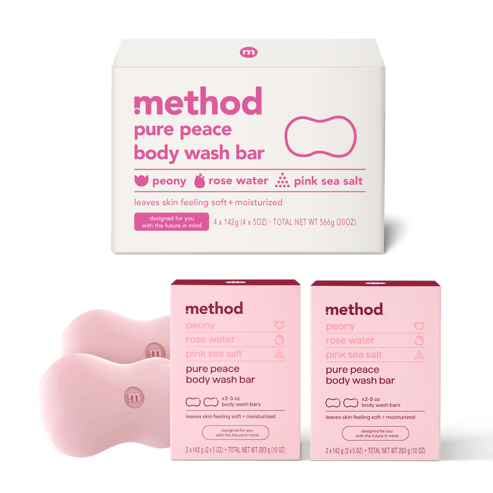 Method 美則 感官沐浴皂禮盒 純粹寧靜 142g x4