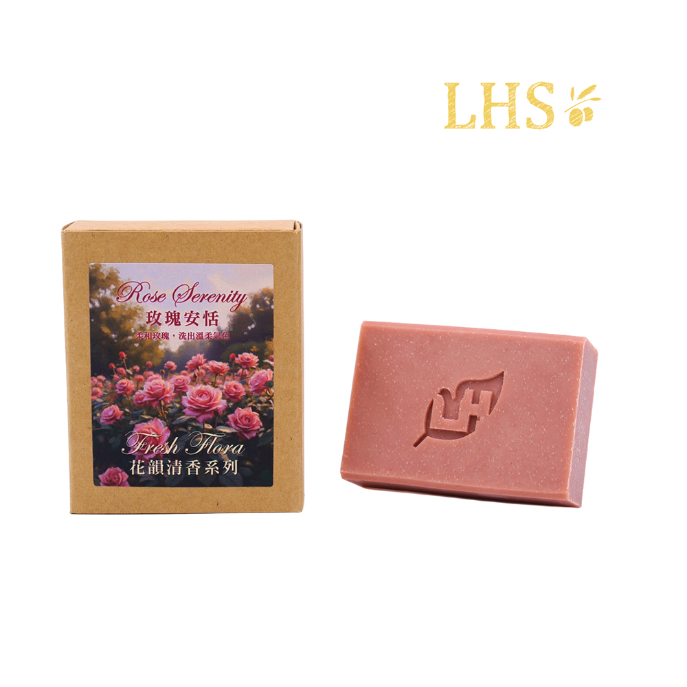 愛草學 LHS Rose Serenity 玫瑰安恬手工皂 (全身適用)-100g*2入