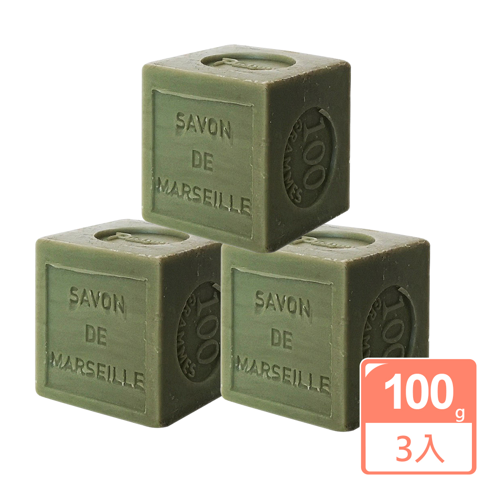  【LA LICORNE】獨角獸 法國正統經典72%橄欖油馬賽皂 100gX3入