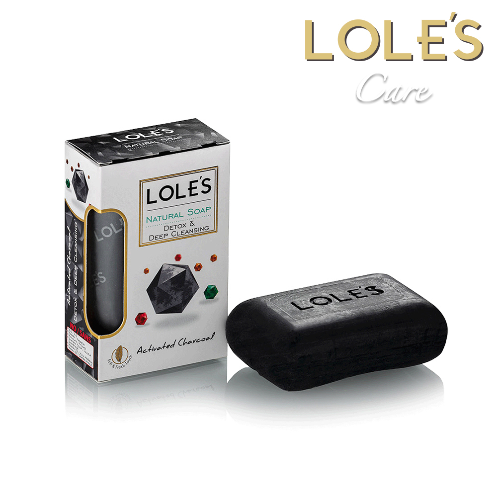 LOLES活性炭深層潔膚機能皂150g