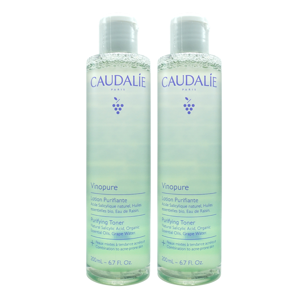 Caudalie 歐緹麗 葡萄毛孔淨化活膚水(200ml)X2