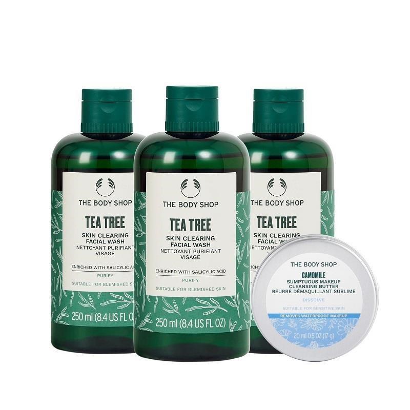 The Body Shop 美體小舖 茶樹潔面膠囤貨組(期間限定)