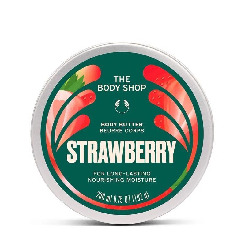 The Body Shop 美體小舖 草莓嫩白身體滋養霜-200ML