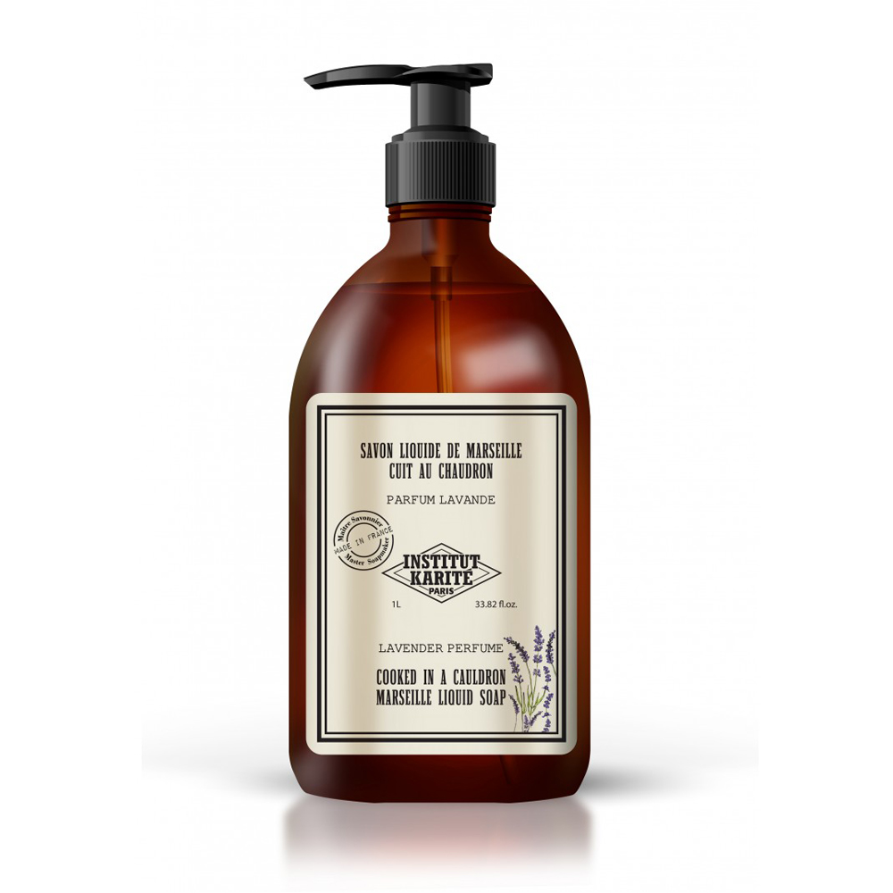 Institut Karite Paris 巴黎乳油木 頂級草本薰衣草花園保濕馬賽液體皂 1000ml