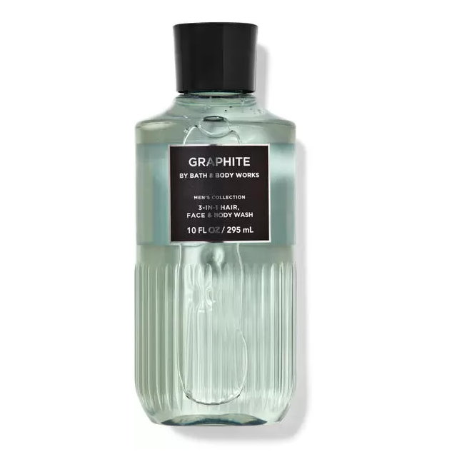 Bath & Body Works BBW 》香水沐浴精【男士系列-石墨】Graphite 295ml 