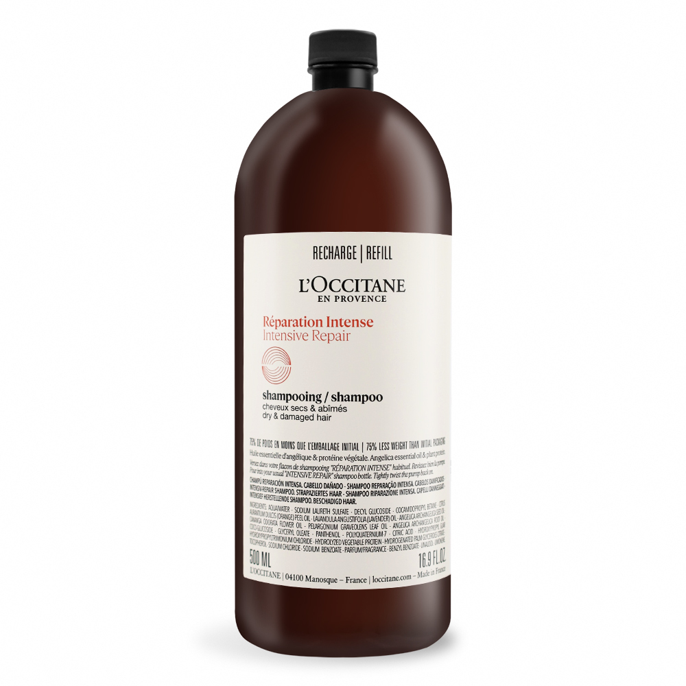 L'OCCITANE 歐舒丹 草本修護洗髮乳補充瓶(500ml)-國際航空版