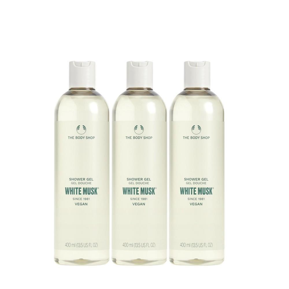 The Body Shop 美體小舖 白麝香沐浴膠3入組 (期間限定)
