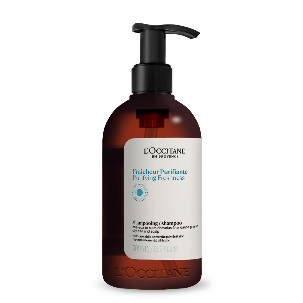 L'OCCITANE 歐舒丹 草本淨涼洗髮乳(500ml)-新版-國際航空版