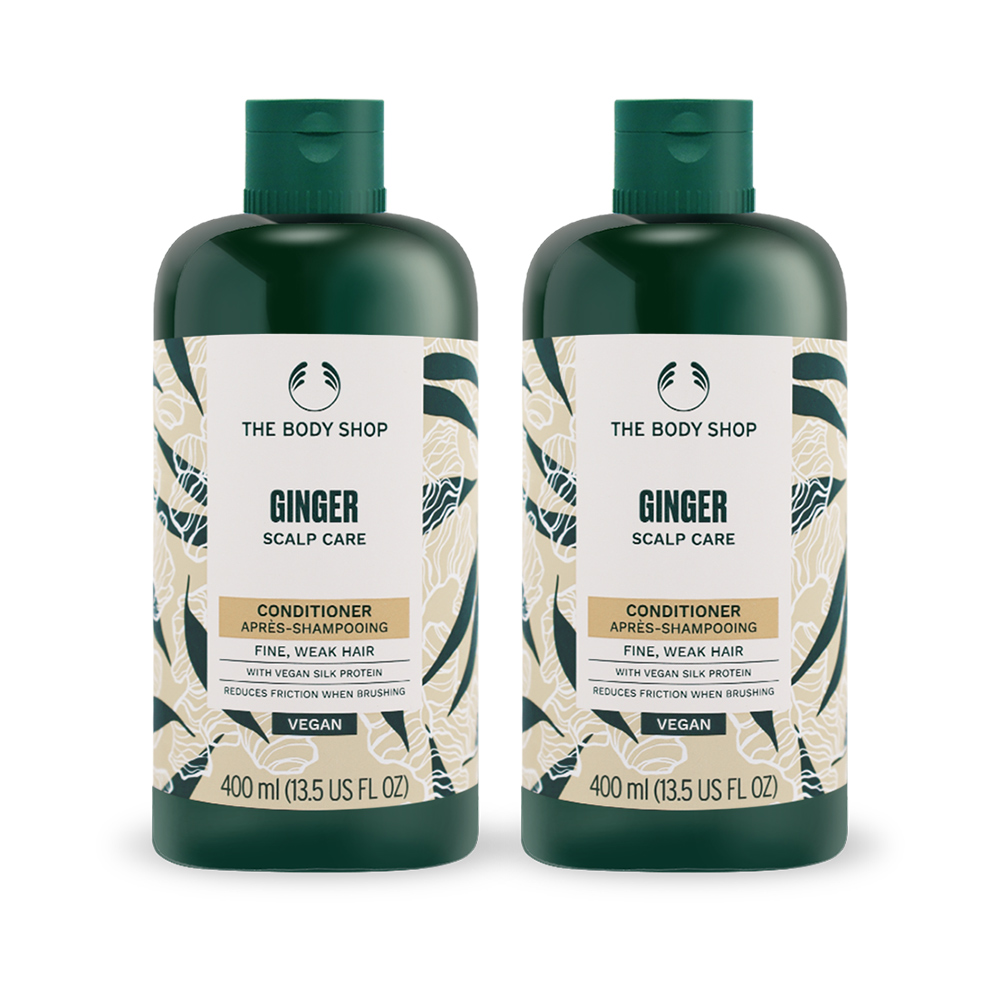 The Body Shop 美體小舖 薑根鏗活頭皮護髮乳(400ml)X2-國際航空版