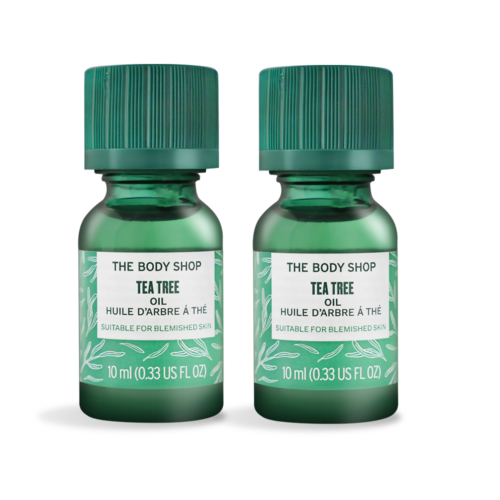The Body Shop 美體小舖 茶樹精油(10ml)X2-新版-國際航空版