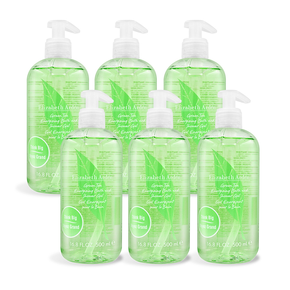 Elizabeth Arden 伊麗莎白雅頓 綠茶香水沐浴膠(500ml)X6-國際航空版（其他規格）