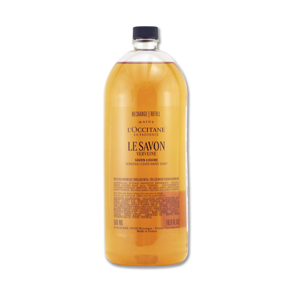 L'OCCITANE 歐舒丹 乳油木馬鞭草潔手液式皂補充瓶 500ML