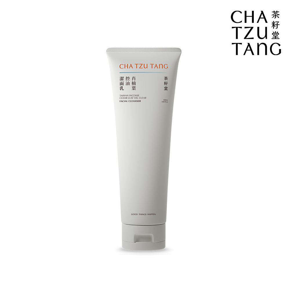 茶籽堂 肖楠葉控油潔面乳120mL(油性混合肌/淨化毛孔/油水平衡)