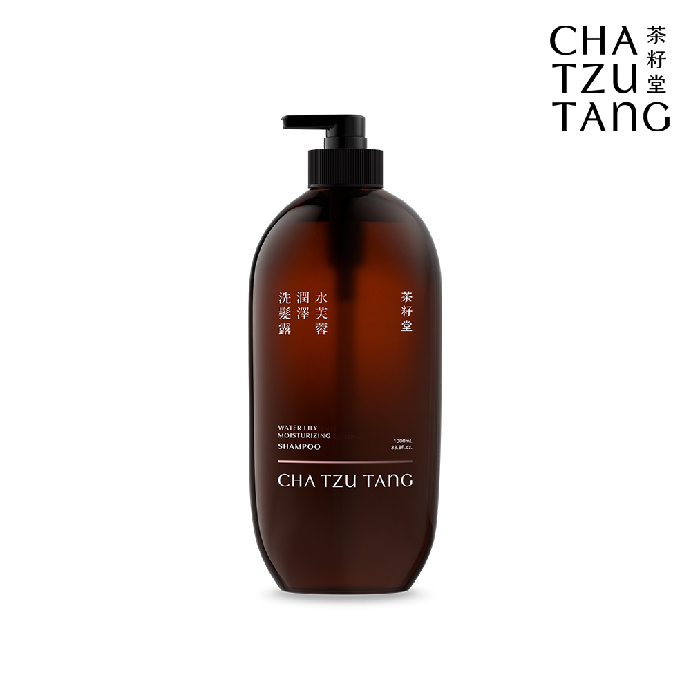 茶籽堂 水芙蓉潤澤洗髮露1L大容量(乾性頭皮/補水保濕/法式蓬鬆)