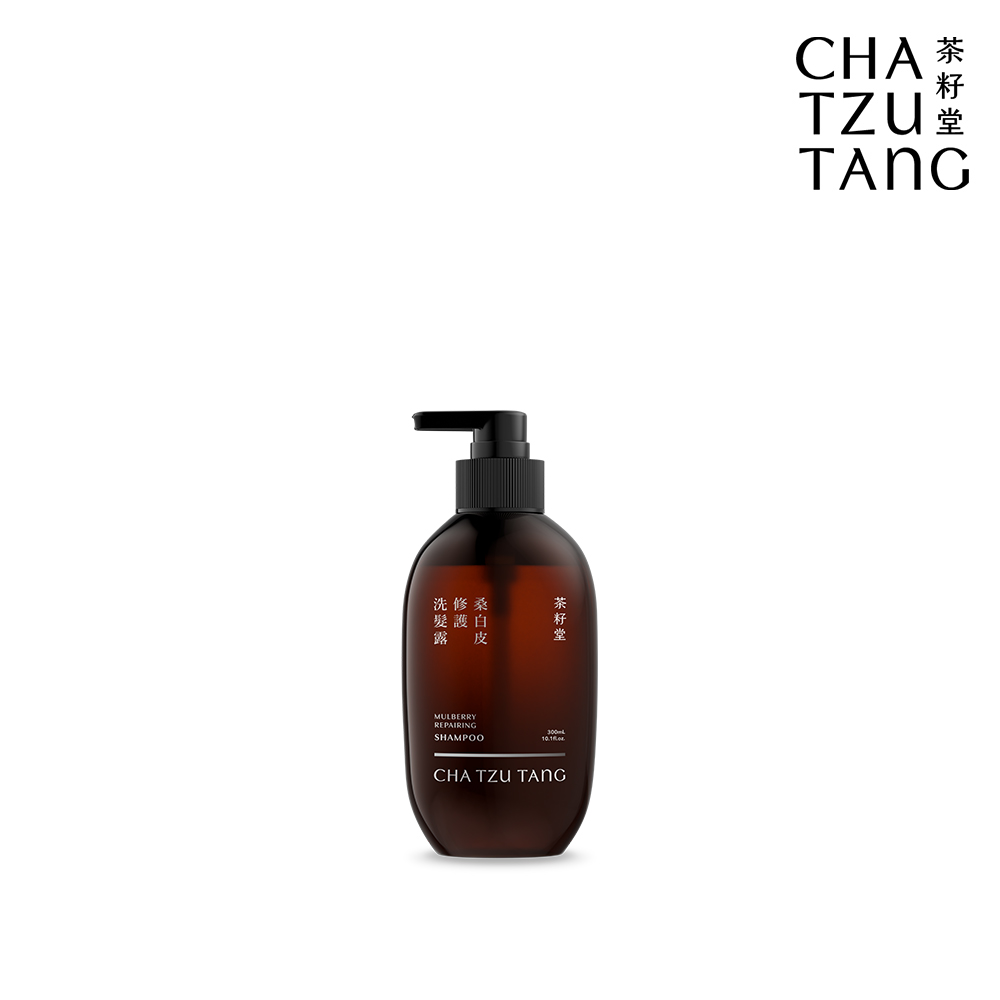 茶籽堂 桑白皮修護洗髮露300mL(染燙受損/毛躁斷裂/滋養修護)