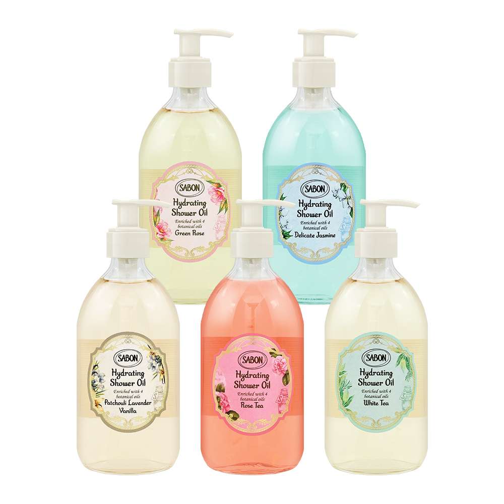 SABON 輕潤沐浴油 500ml 任選 (白茶/玫瑰茶語/綠玫瑰/經典/茉莉花語) #全新升級★禮物/送禮推薦(國際航空版)