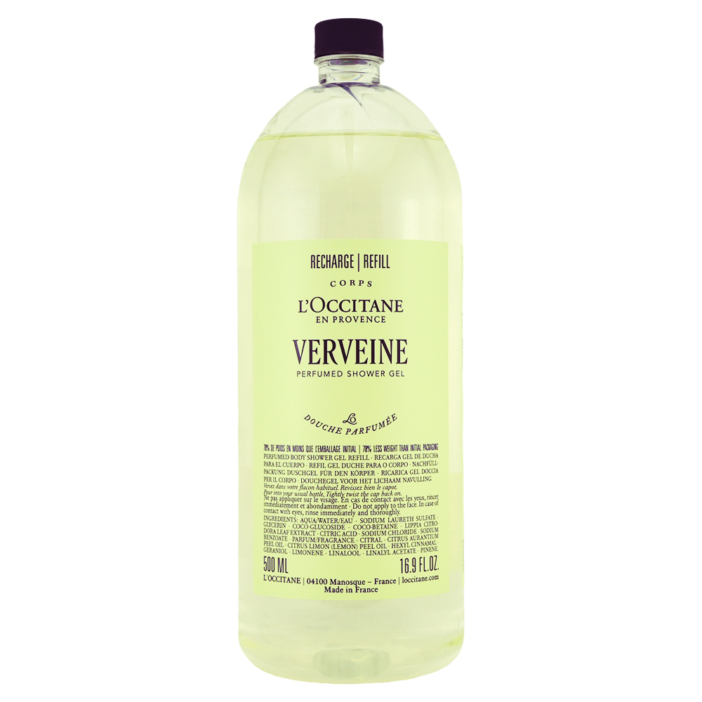 L'OCCITANE 歐舒丹 馬鞭草沐浴膠補充瓶 500ML