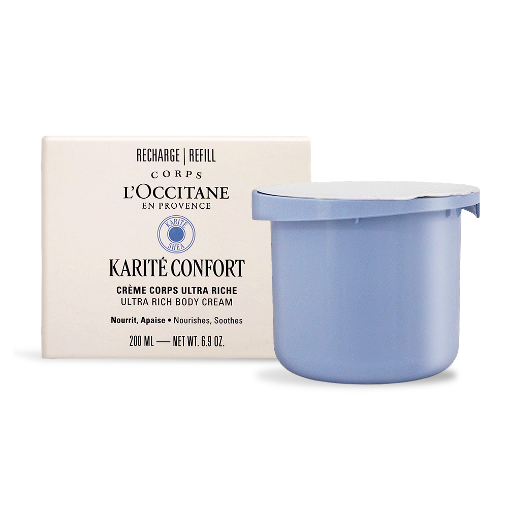 L'OCCITANE 歐舒丹 乳油木保濕身體霜補充罐(200ml)-百貨公司貨