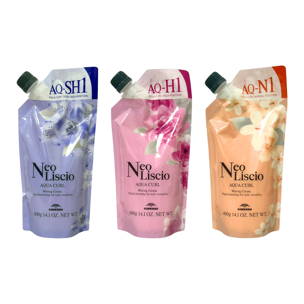Milbon 哥德式 AQUA CURL 水鑽光燙髮系列 一劑 400g(任選一入)
