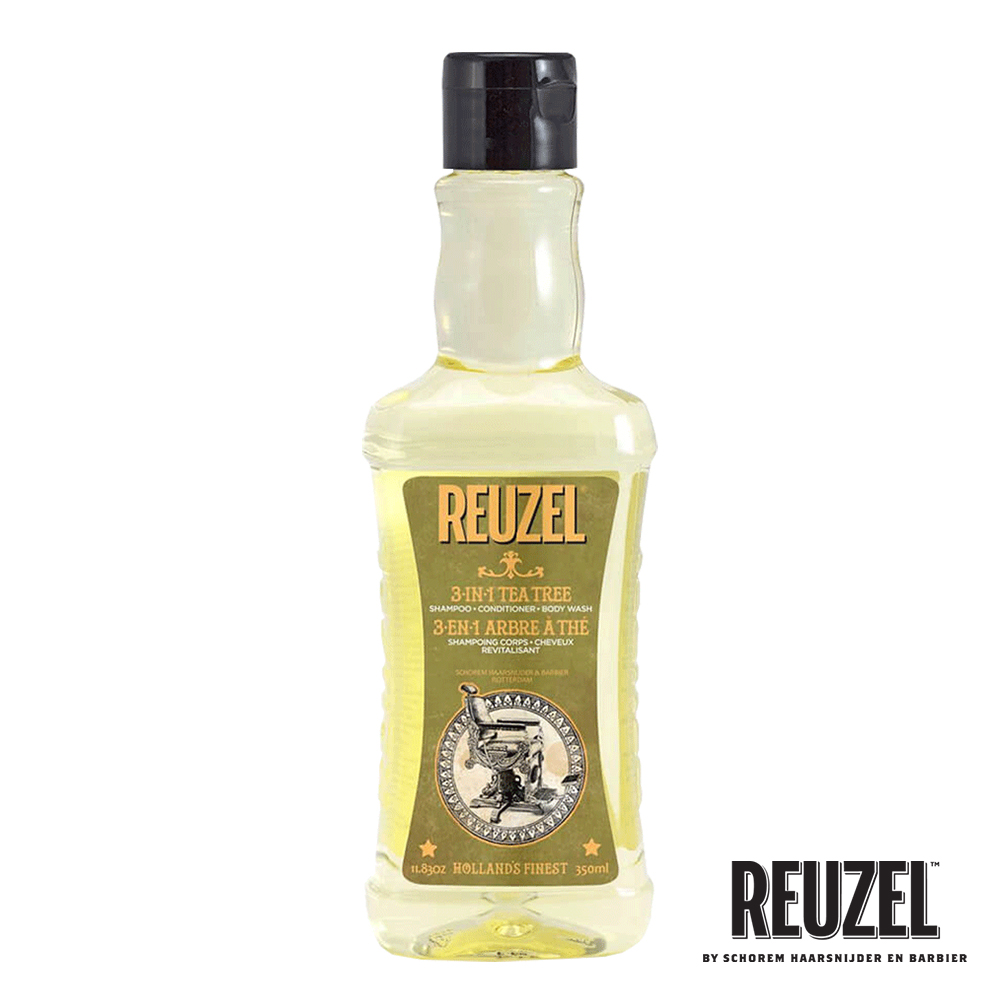 REUZEL Tea Tree 三合一茶樹全能全身洗潤保濕髮浴 350ml