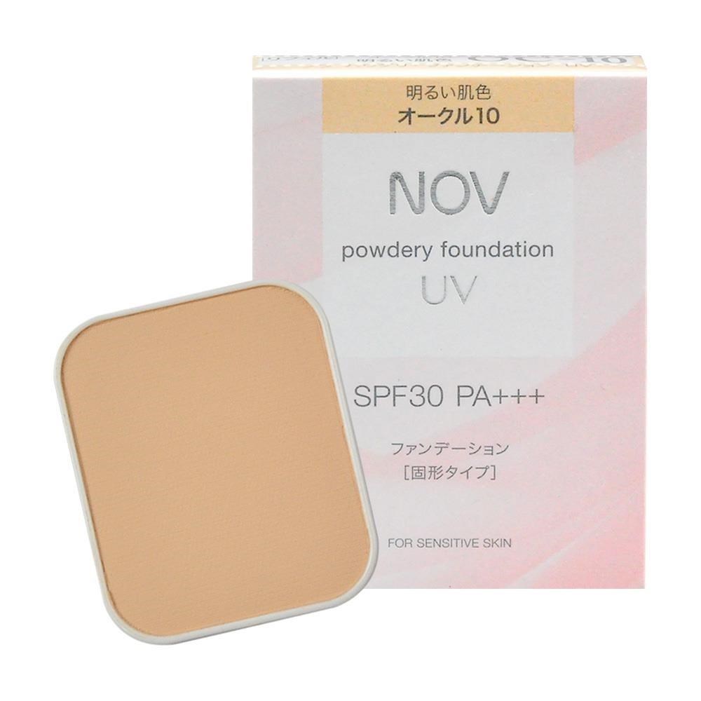 NOV 娜芙 防曬粉餅SPF30 12g (亮膚色) (自然膚色) (粉嫩)
