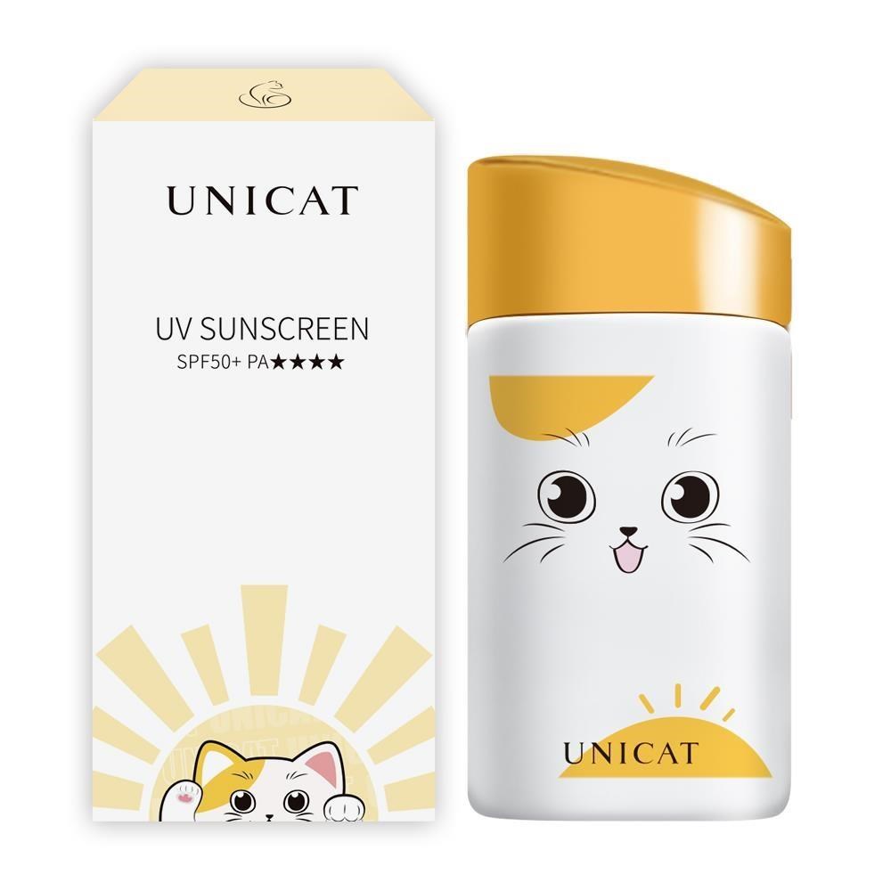 【南紡 中心】【UNICAT 】超水感防曬隔離乳SPF50 ★★★★買就送美妝蛋