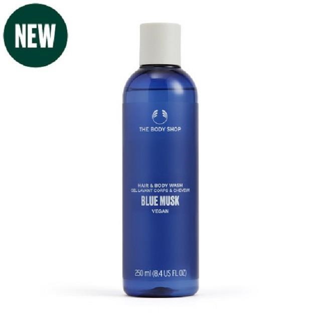 The Body Shop 美體小舖 湛藍麝香頭髮&身體清潔露-250ML