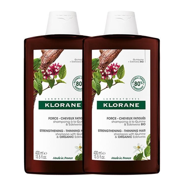 KLORANE 蔻蘿蘭 養髮強韌洗髮精400ml兩入組