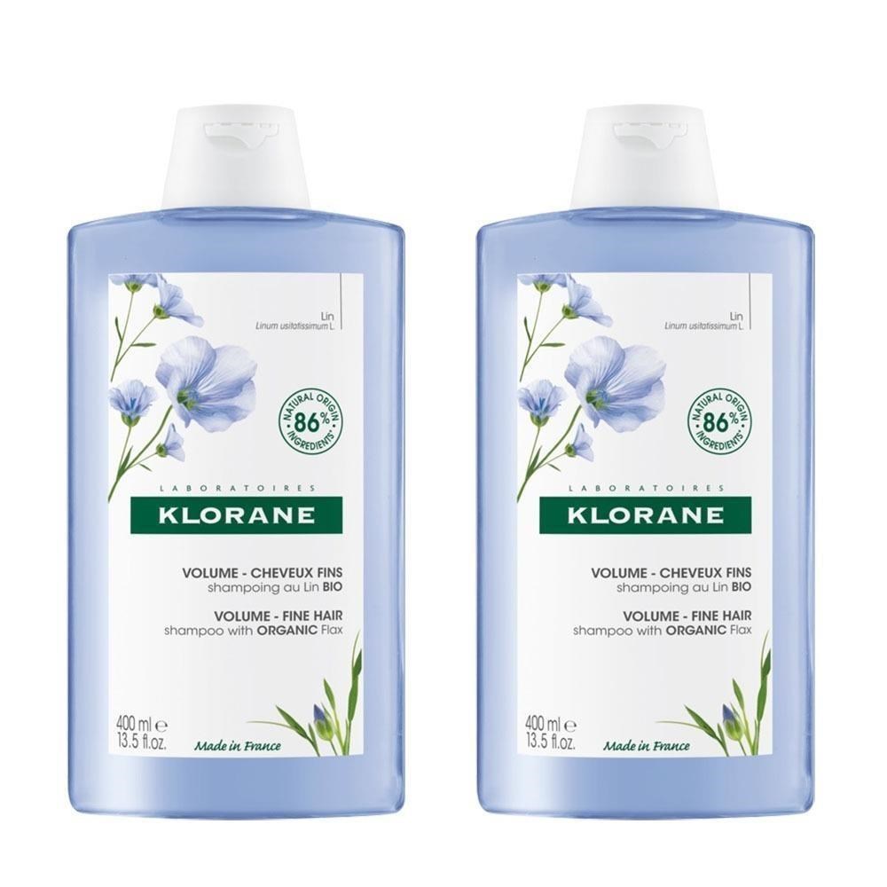 【KLORANE蔻蘿蘭】澎鬆洗髮精 400ml 2入組