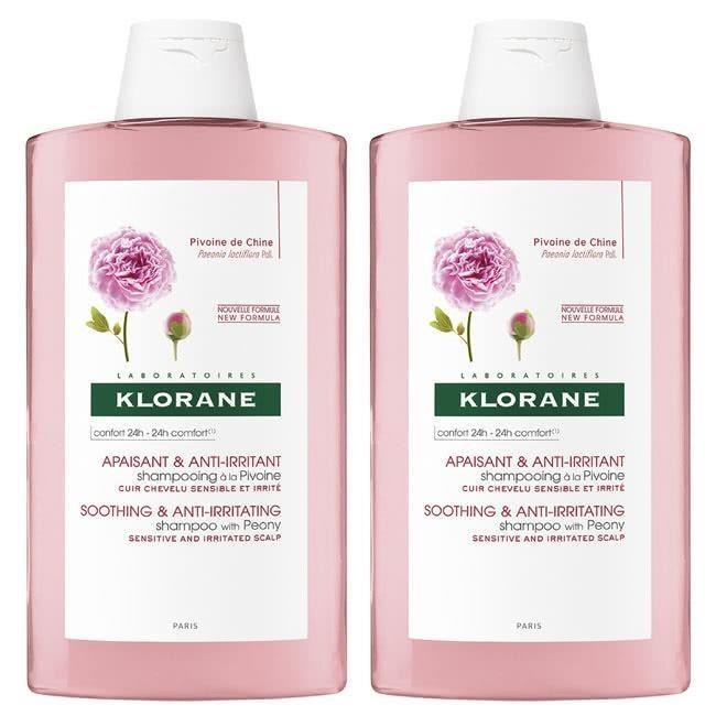 【KLORANE 蔻蘿蘭 】速效舒敏洗髮精 400ml 2入組