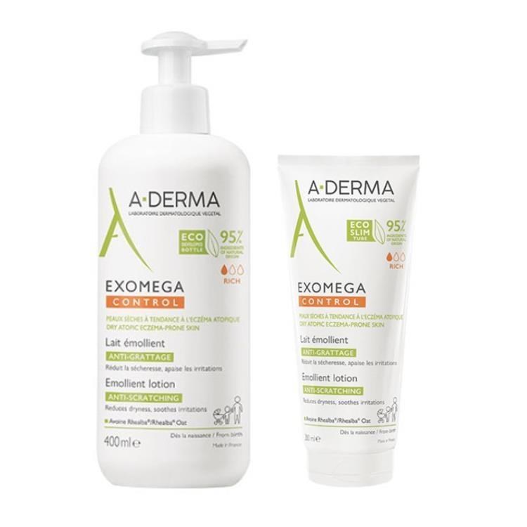 A-DERMA 艾芙美 燕麥新葉益護佳乳液 大加小組(400ml+200ml) 新