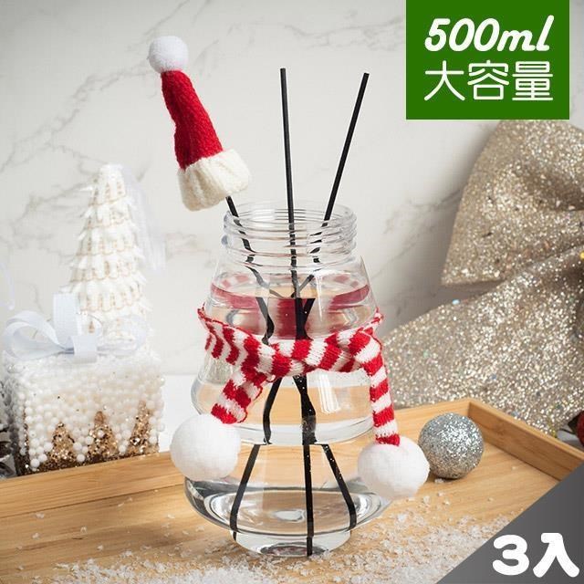 藻土屋 聖誕限定造型補充瓶500ml 贈聖誕配件組x3-聖誕樹款